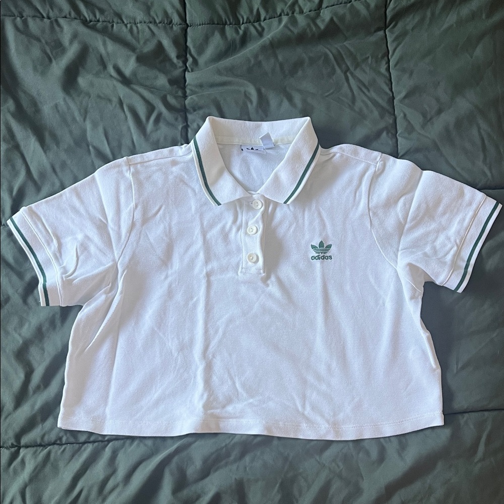 Adidas Originals Cropped Polo Shirt